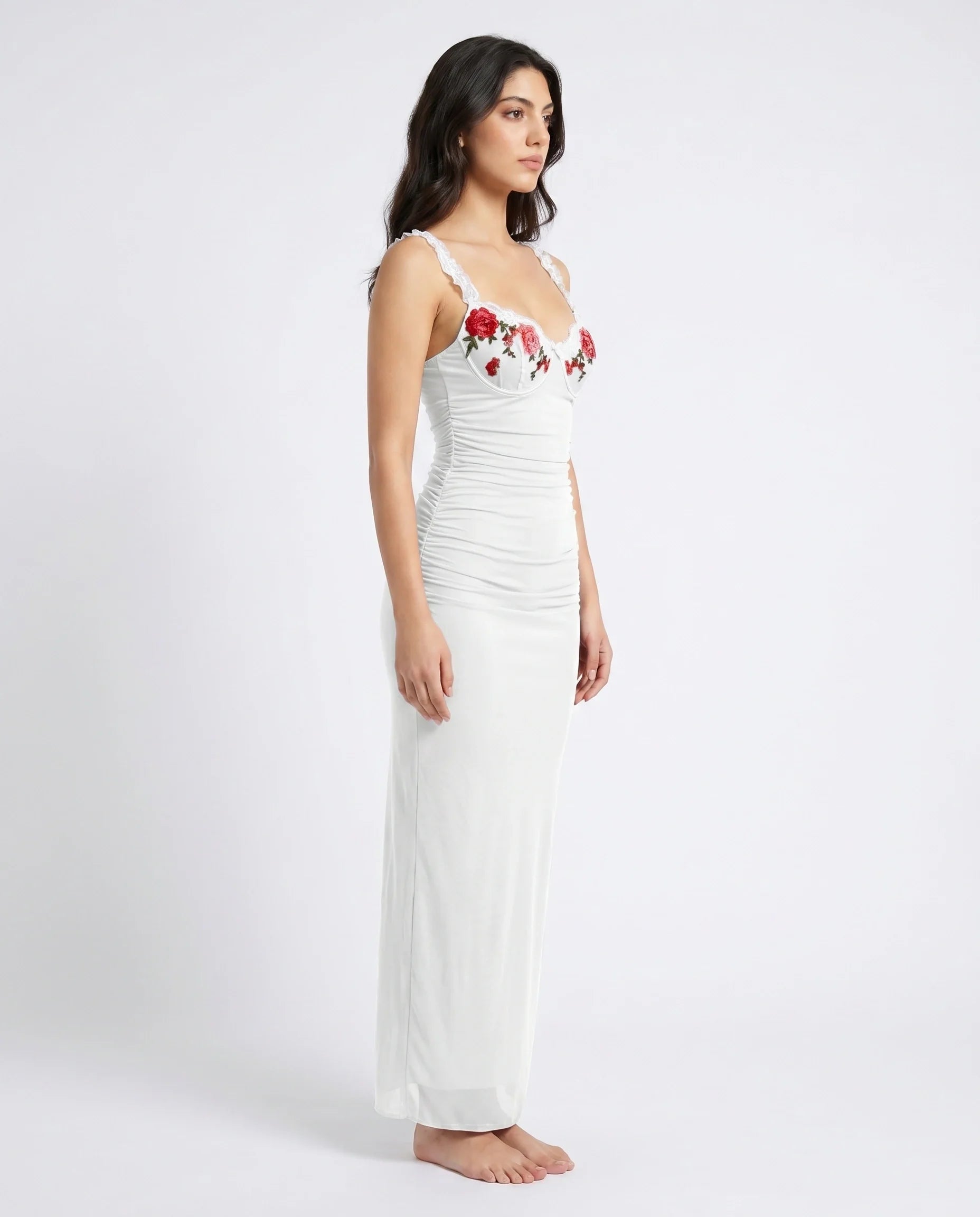 Lingerie Gown – Allure Sculpt - White
