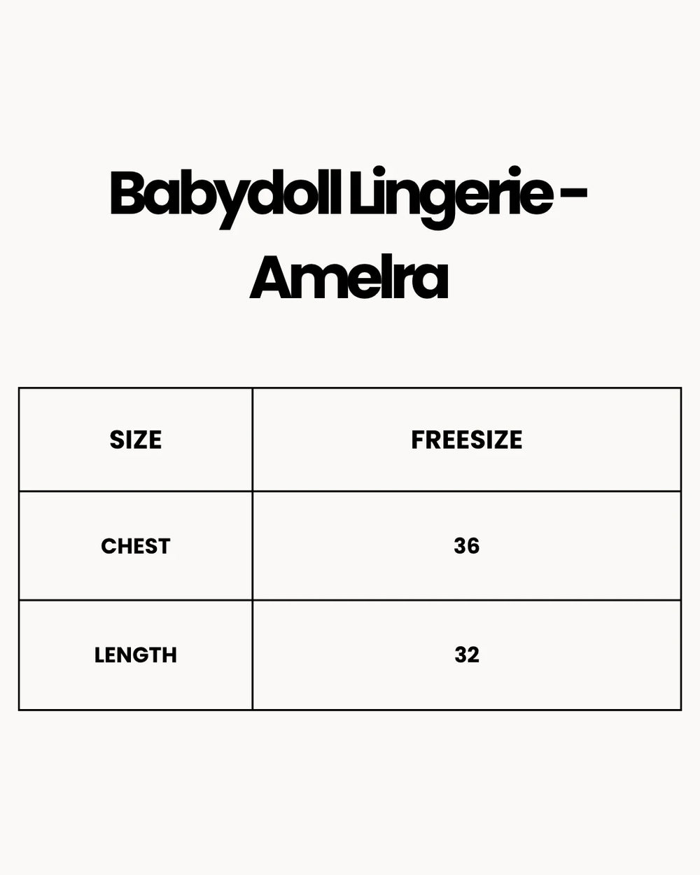 Babydoll Lingerie - Amelra - Brown