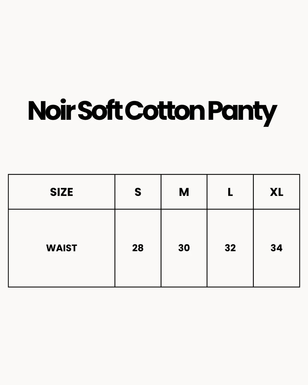 Noir Soft Cotton Panty - Skin