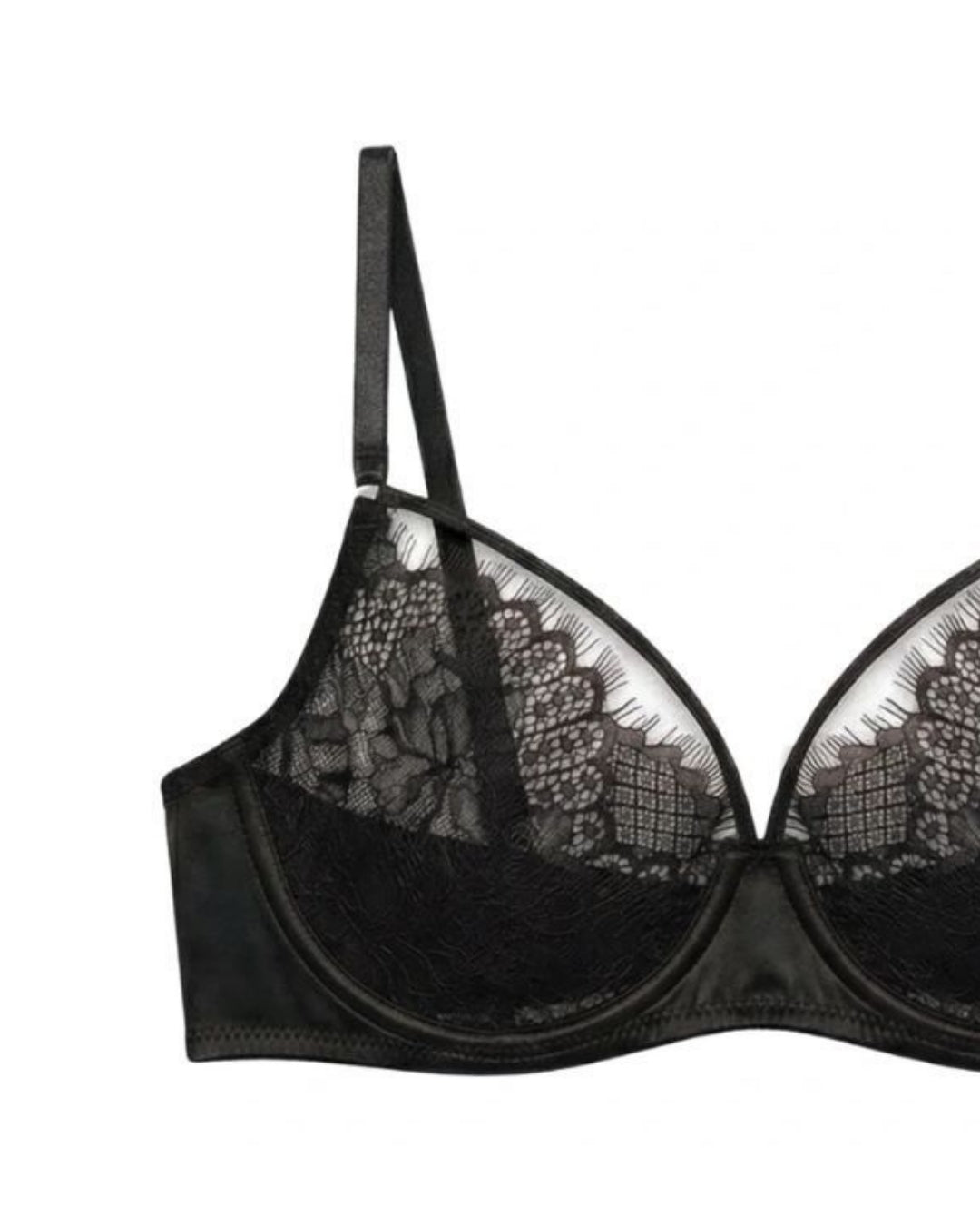 Non-Padded Bra - Vyxen - Black