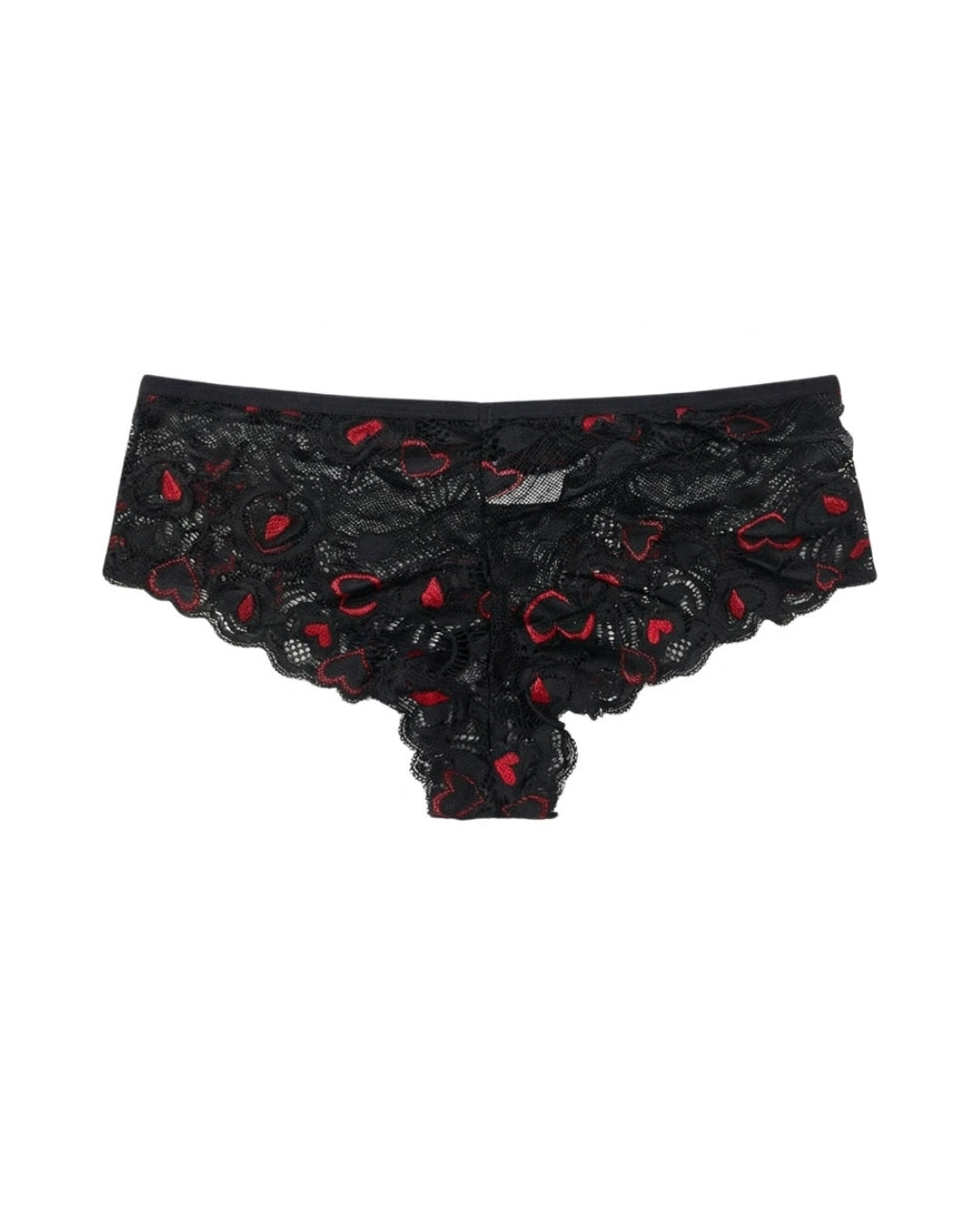 Non Padded Bra Set - Heart Lace