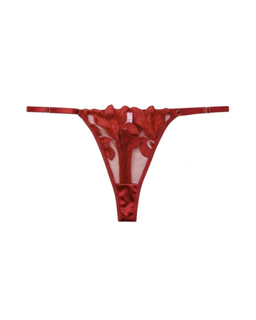 Non Padded Bra Set - Petal Luxe - Maroon