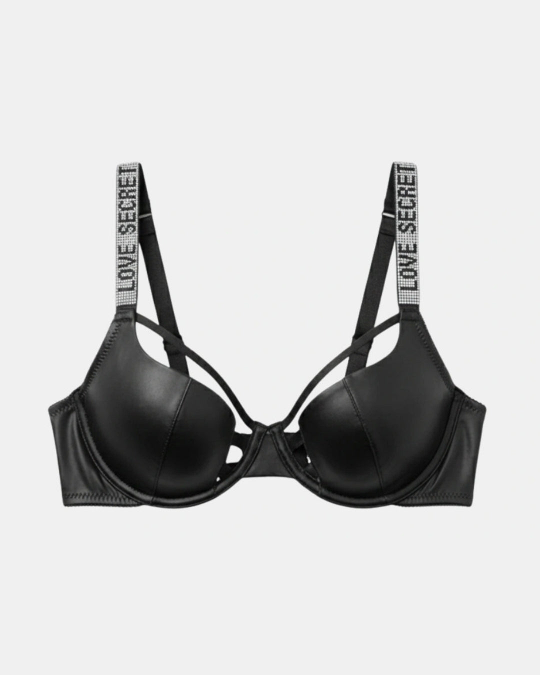 Non Padded Underwire Bra Set - True Fit - Black