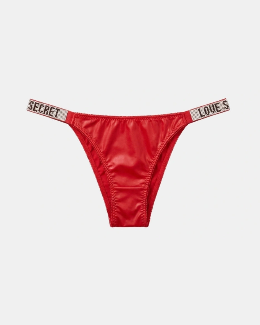 Non Padded Underwire Bra Set - True Fit - Red