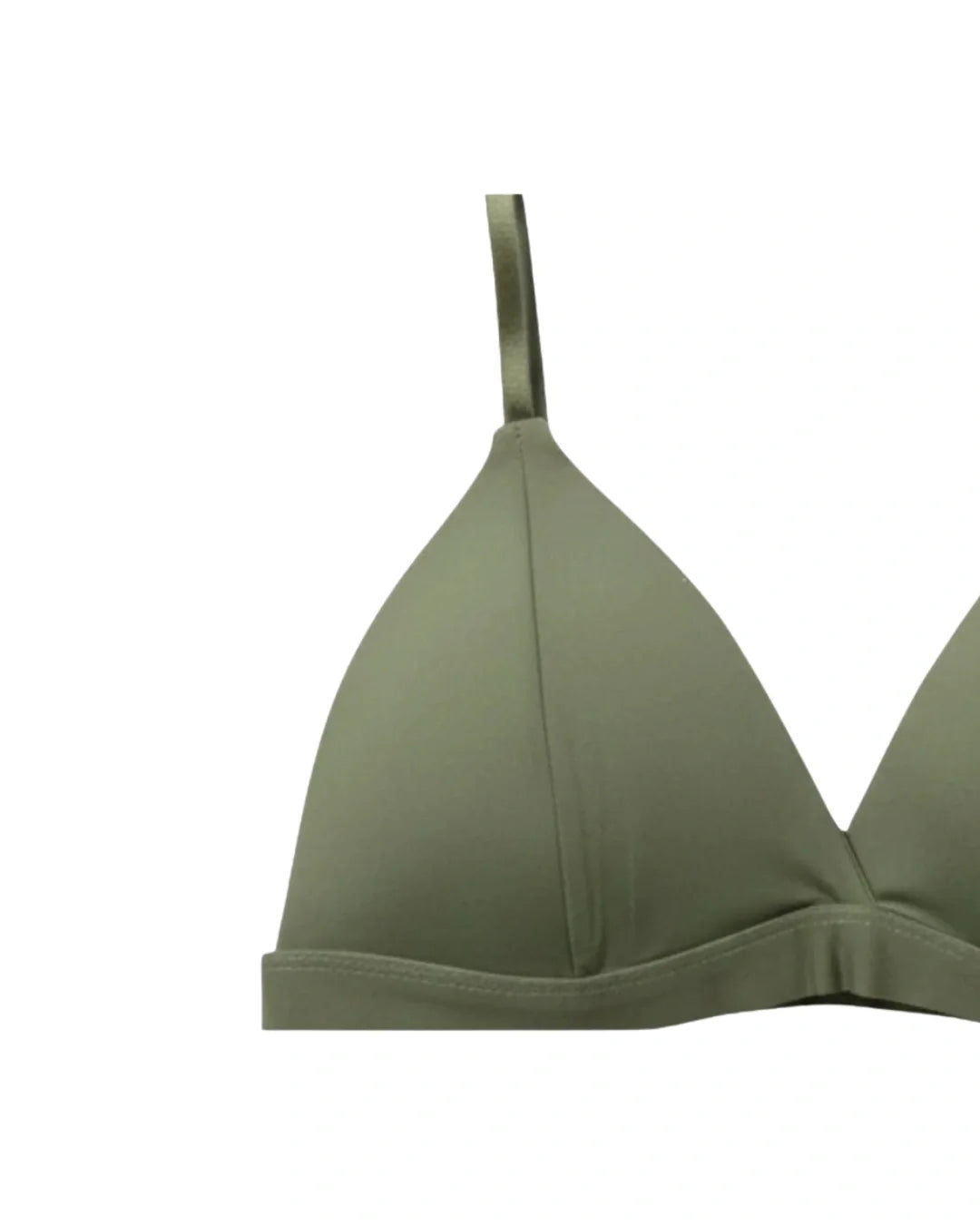 Padded Bra - One Tone - Olive