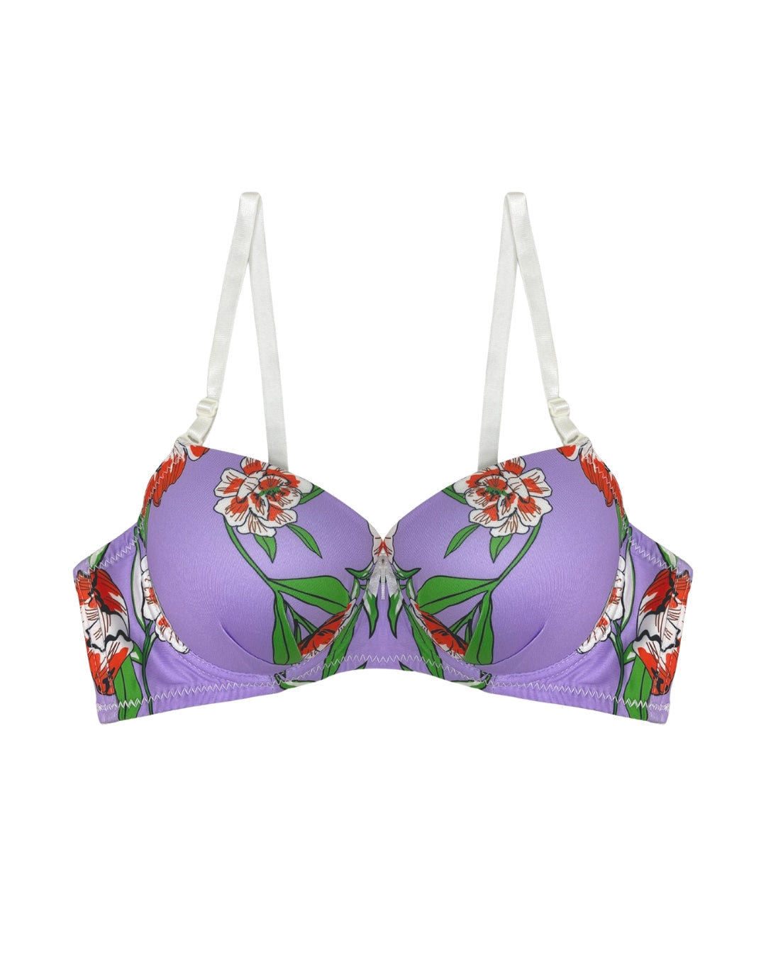 Padded Bra Set - Cheeky Lavender