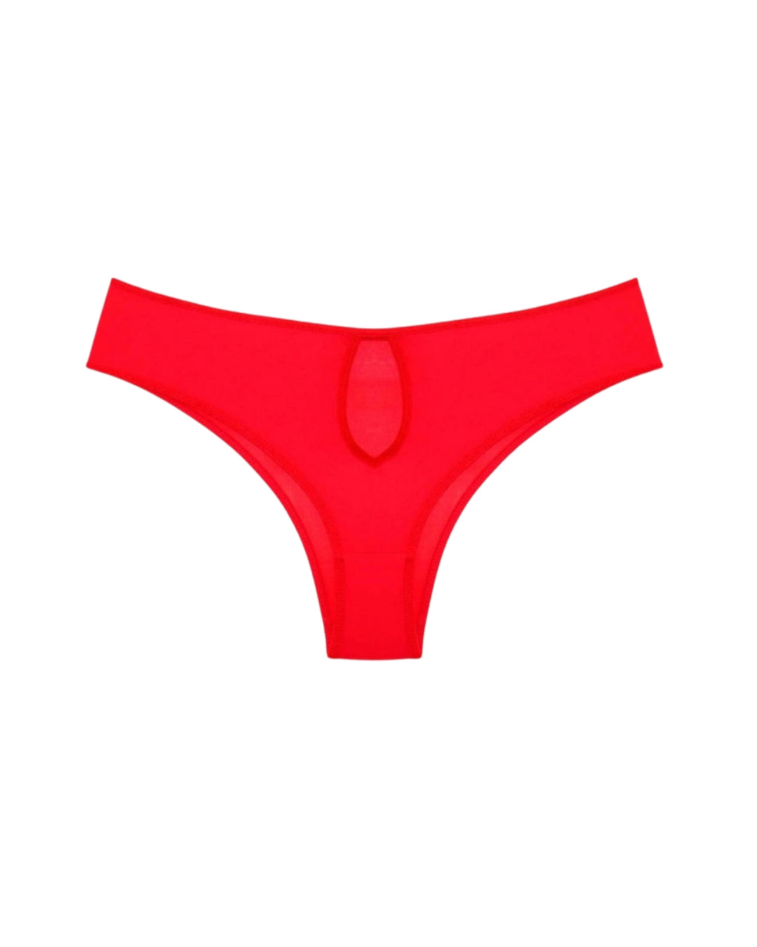 Padded Bra Set - Classic Shape - Red