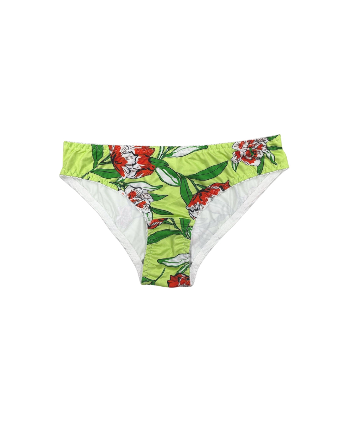 Padded Bra Set - Green Floral