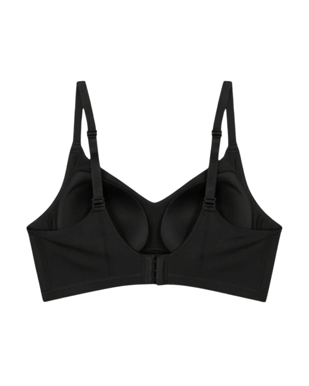 Padded Seamless Smooth Comfort Bra - Black