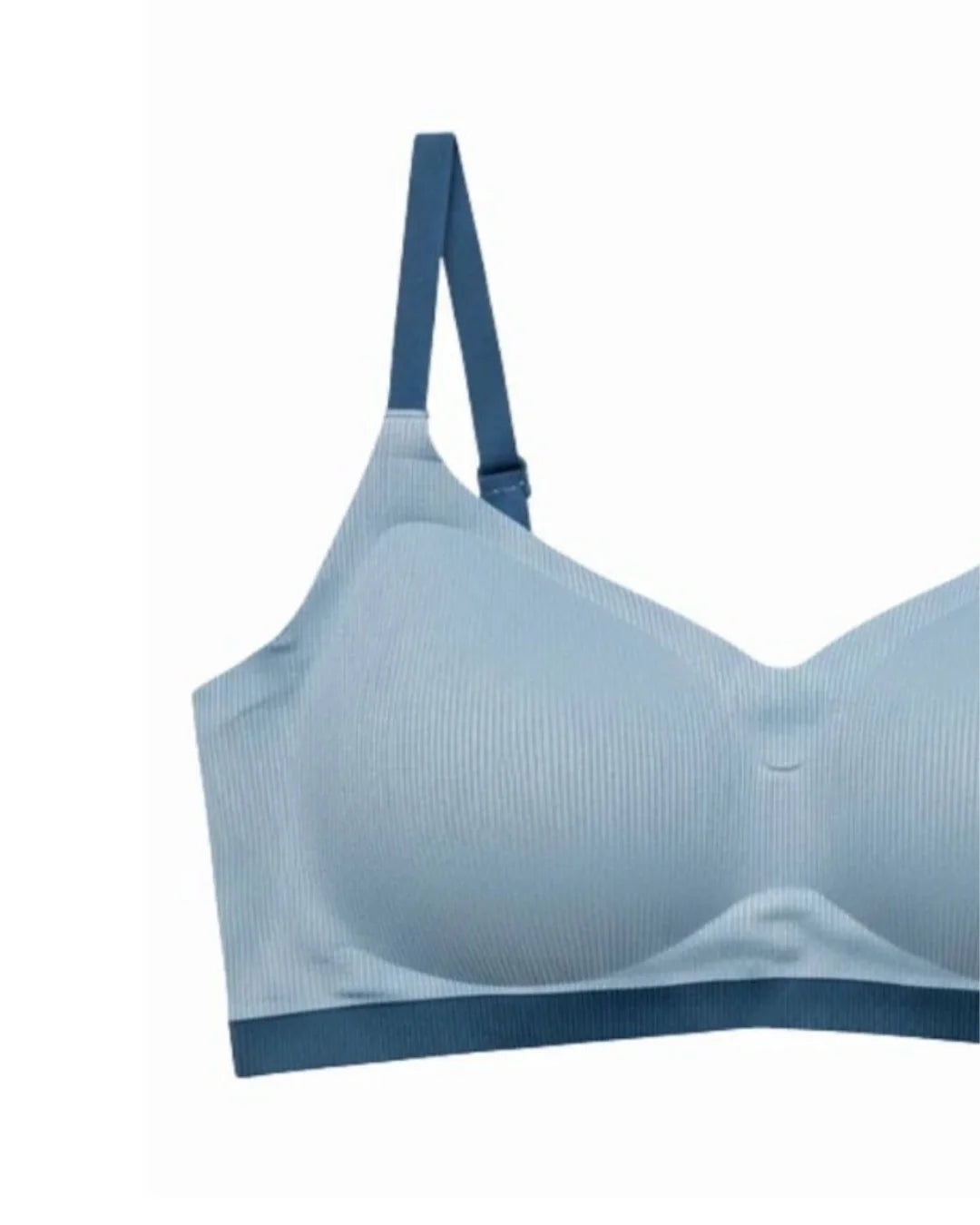 Padded Seamless Soft Shape Bra - Blue