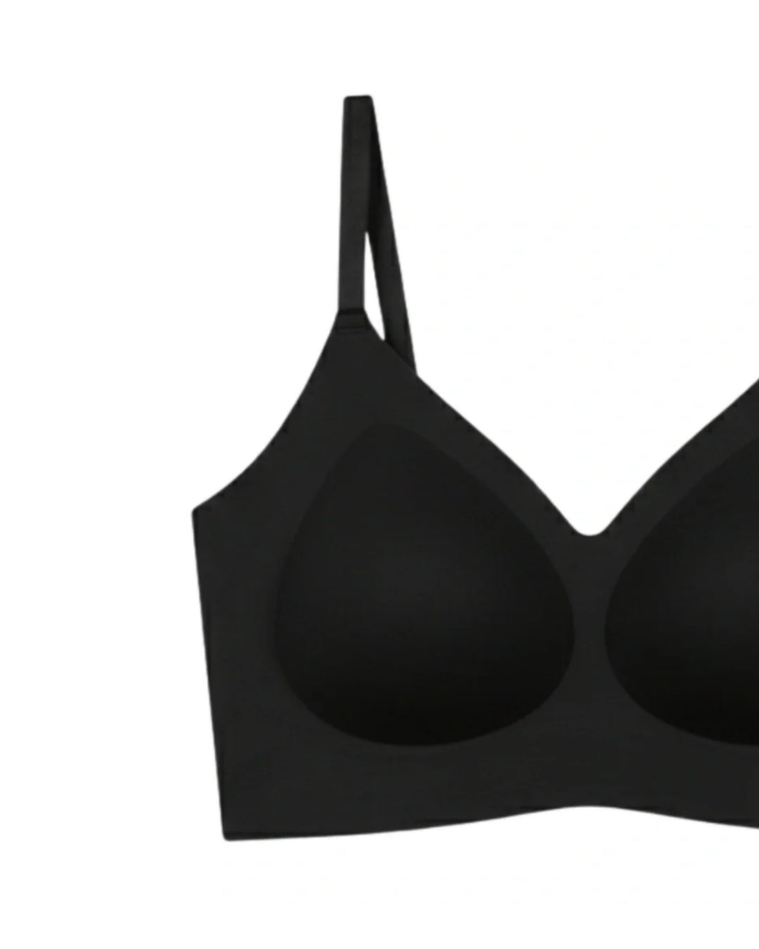 Seamless Padded Bra - Elvee - Black