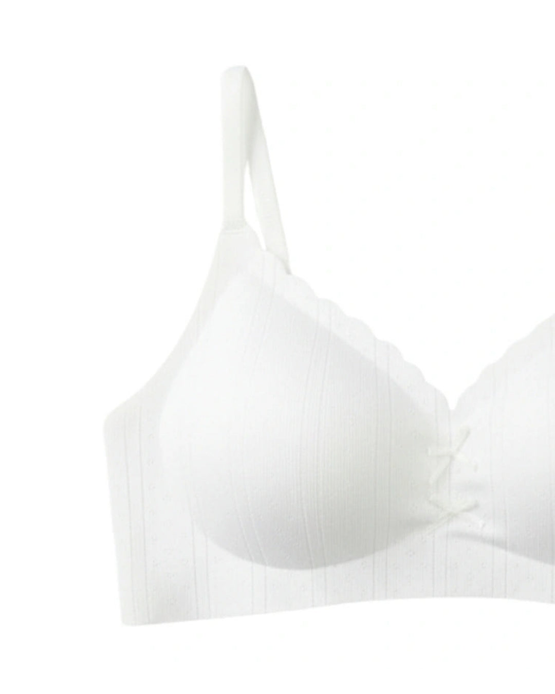 Seamless Padded Bra - Pluma - White