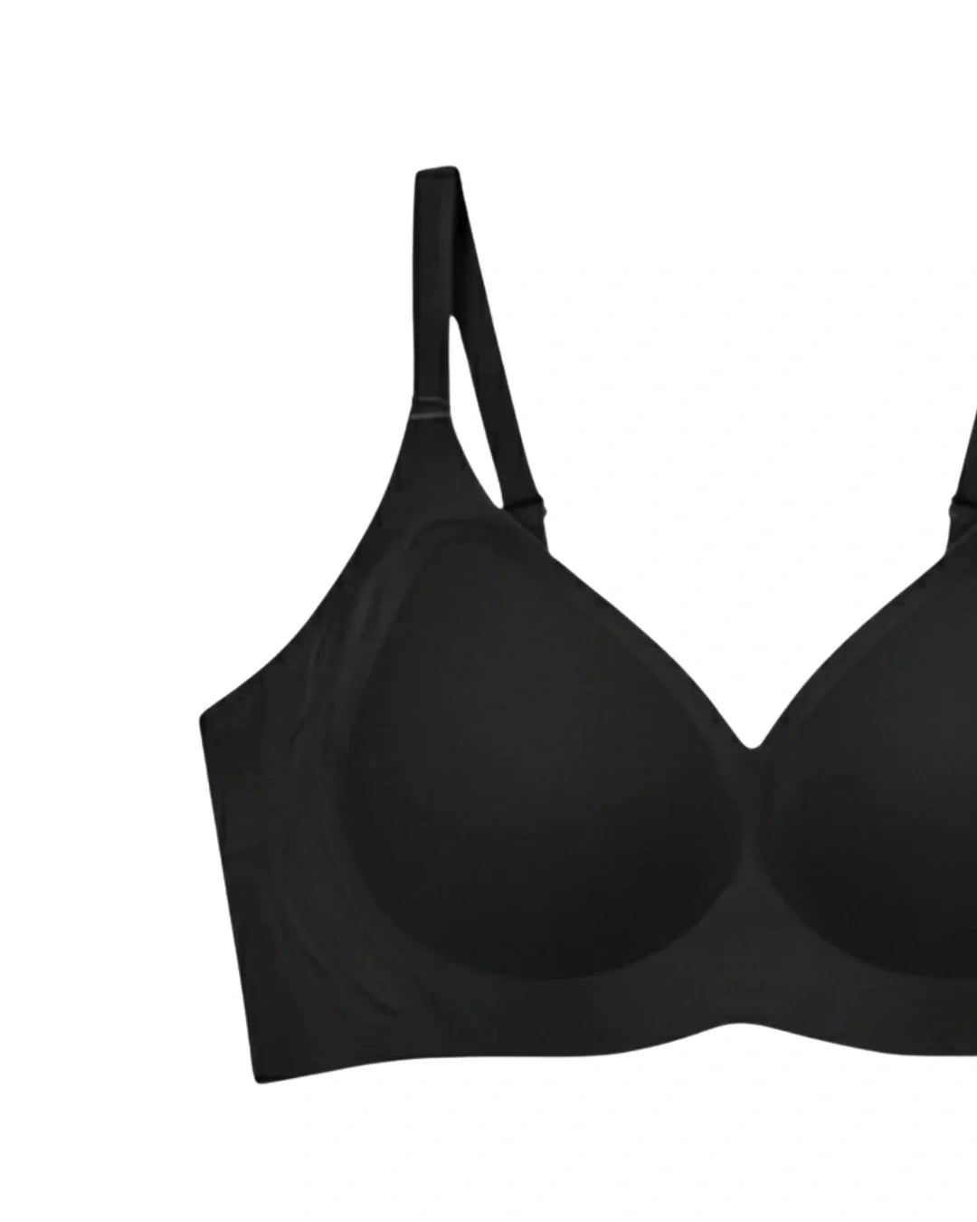 Seamless Padded Bra - Seam Ease - Black