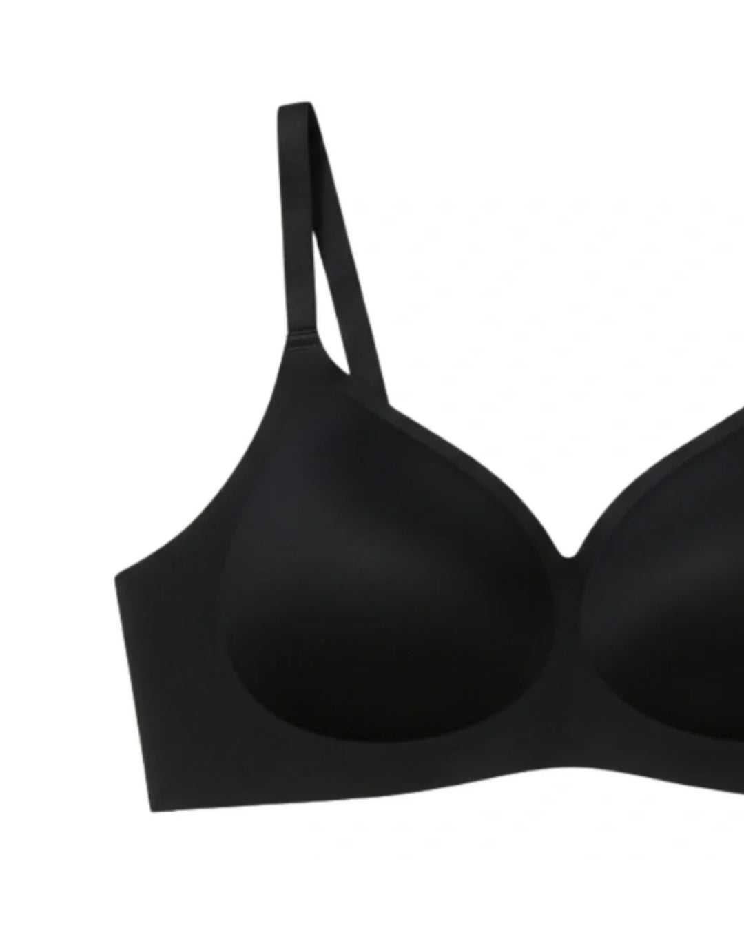 Seamless Padded Bra - Silven - Black