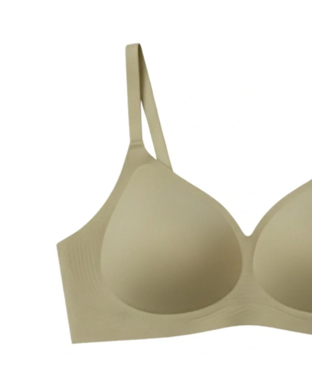 Seamless Padded Bra - Silven - Olive
