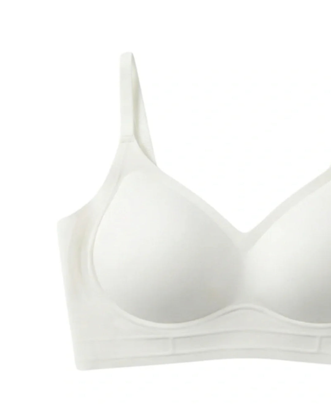 Seamless Padded Bra - Silvera - Off White