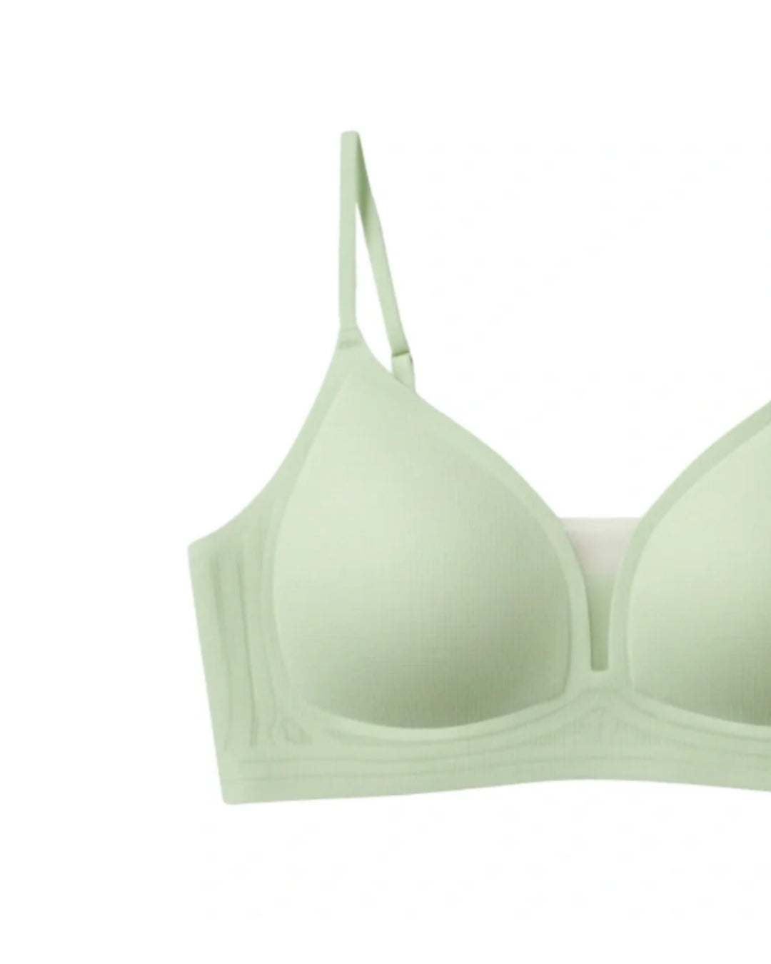 Seamless Padded Bra - Zenvy - Green