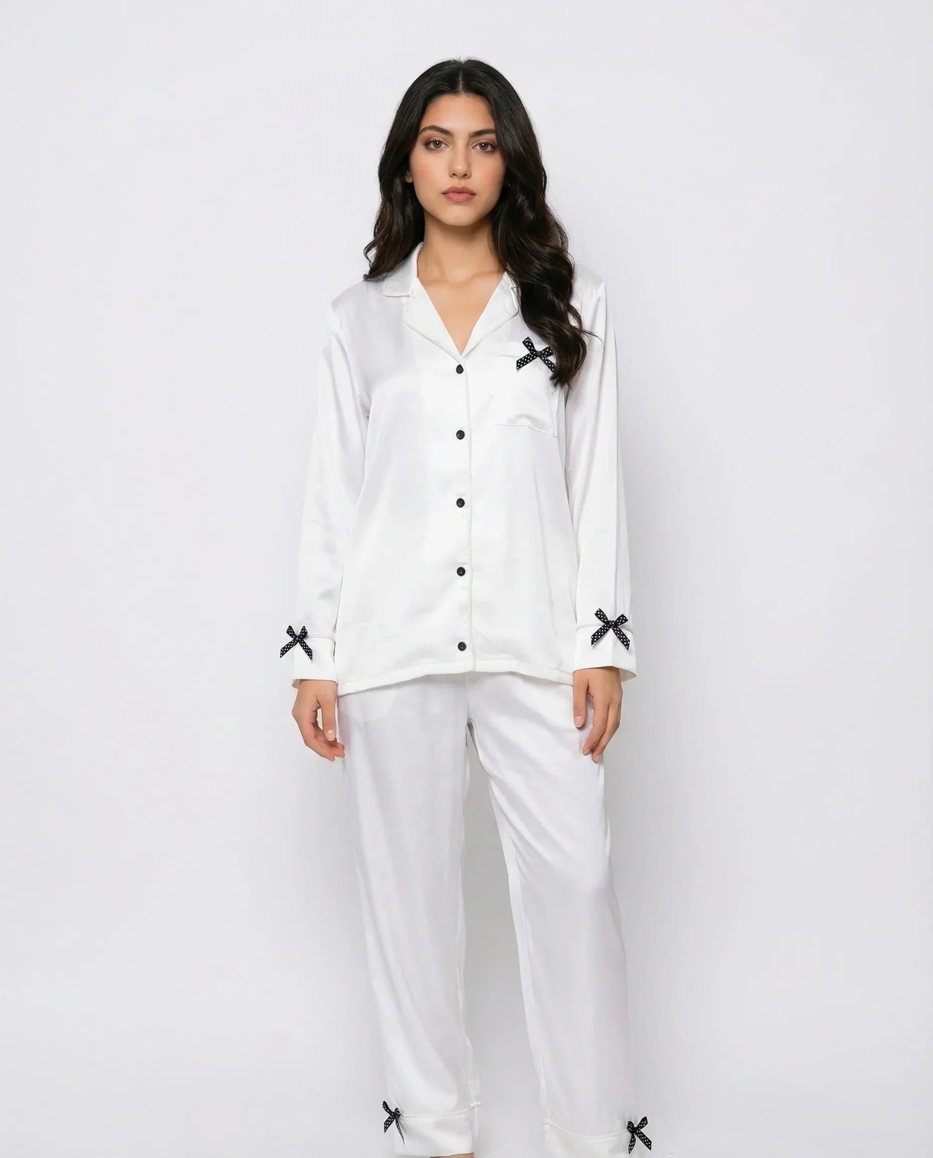Silk PJ Set- Silky Coquette