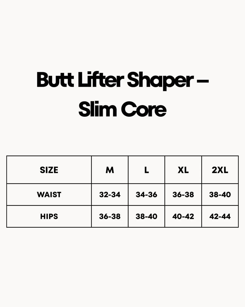 Butt Lifter Shaper -Slim Core
