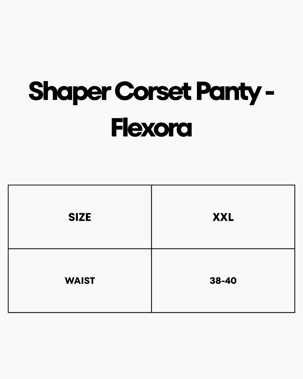Shaper Corset Panty - Flexora