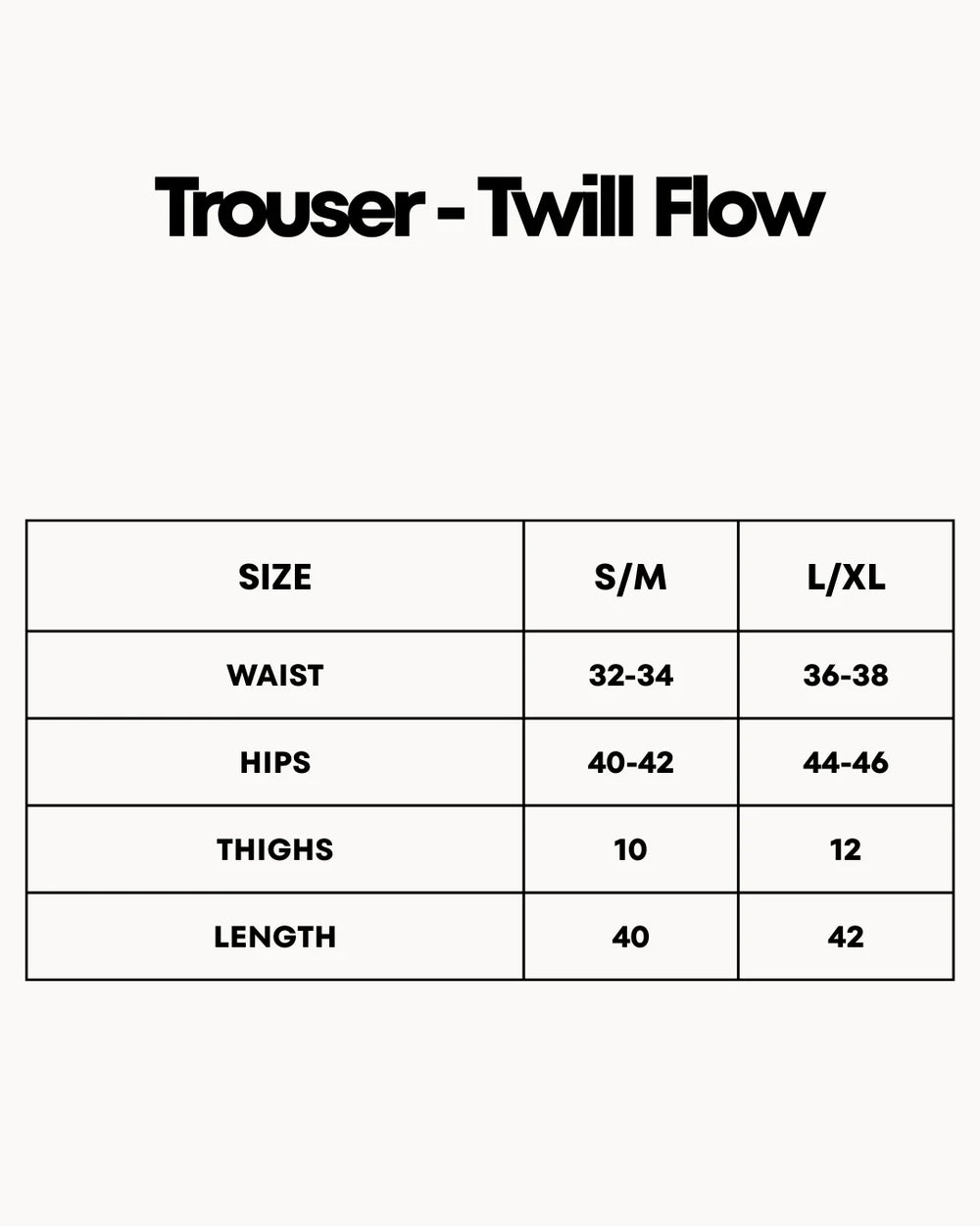 Trouser - Twill Flow