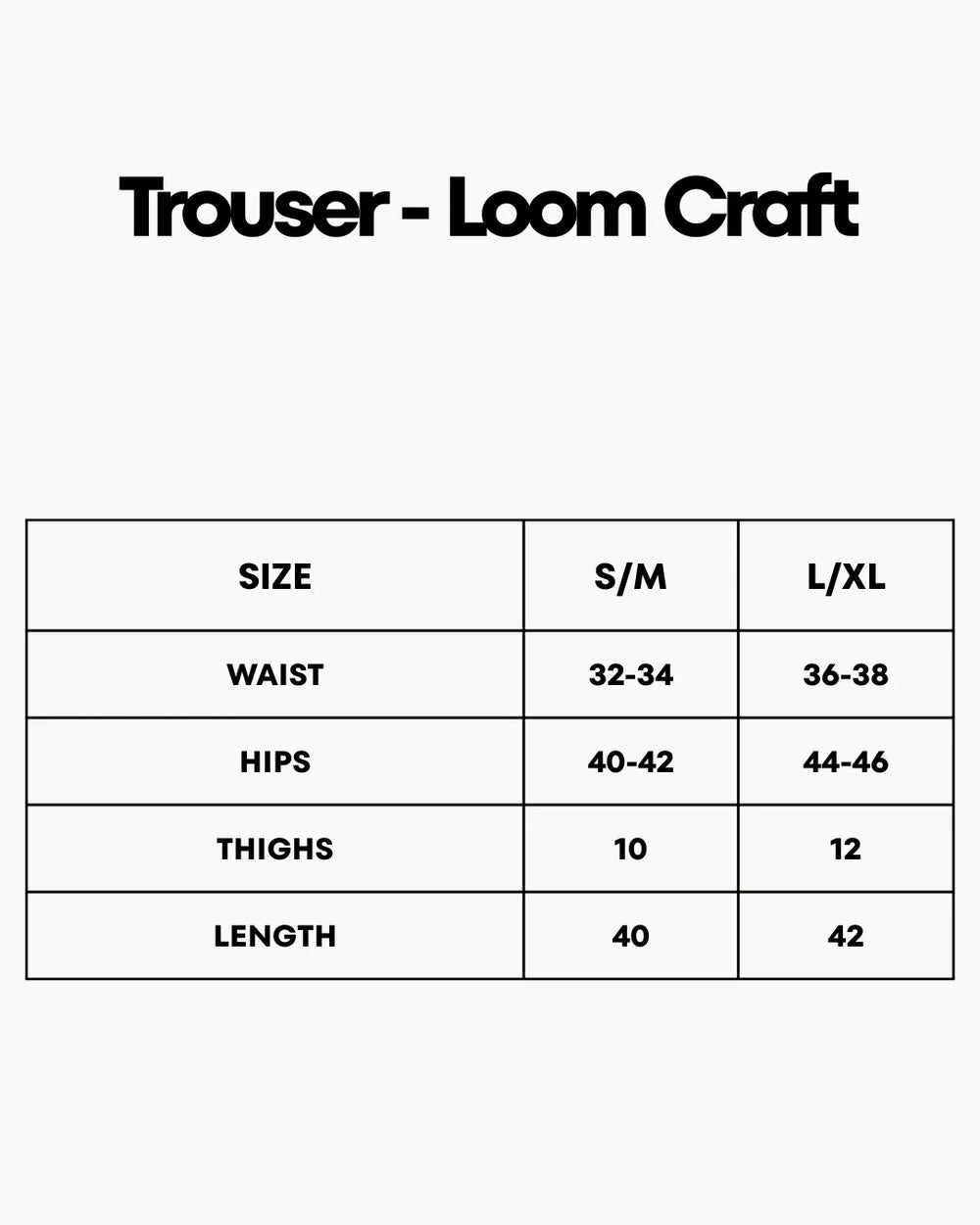 Trouser - Loom Craft