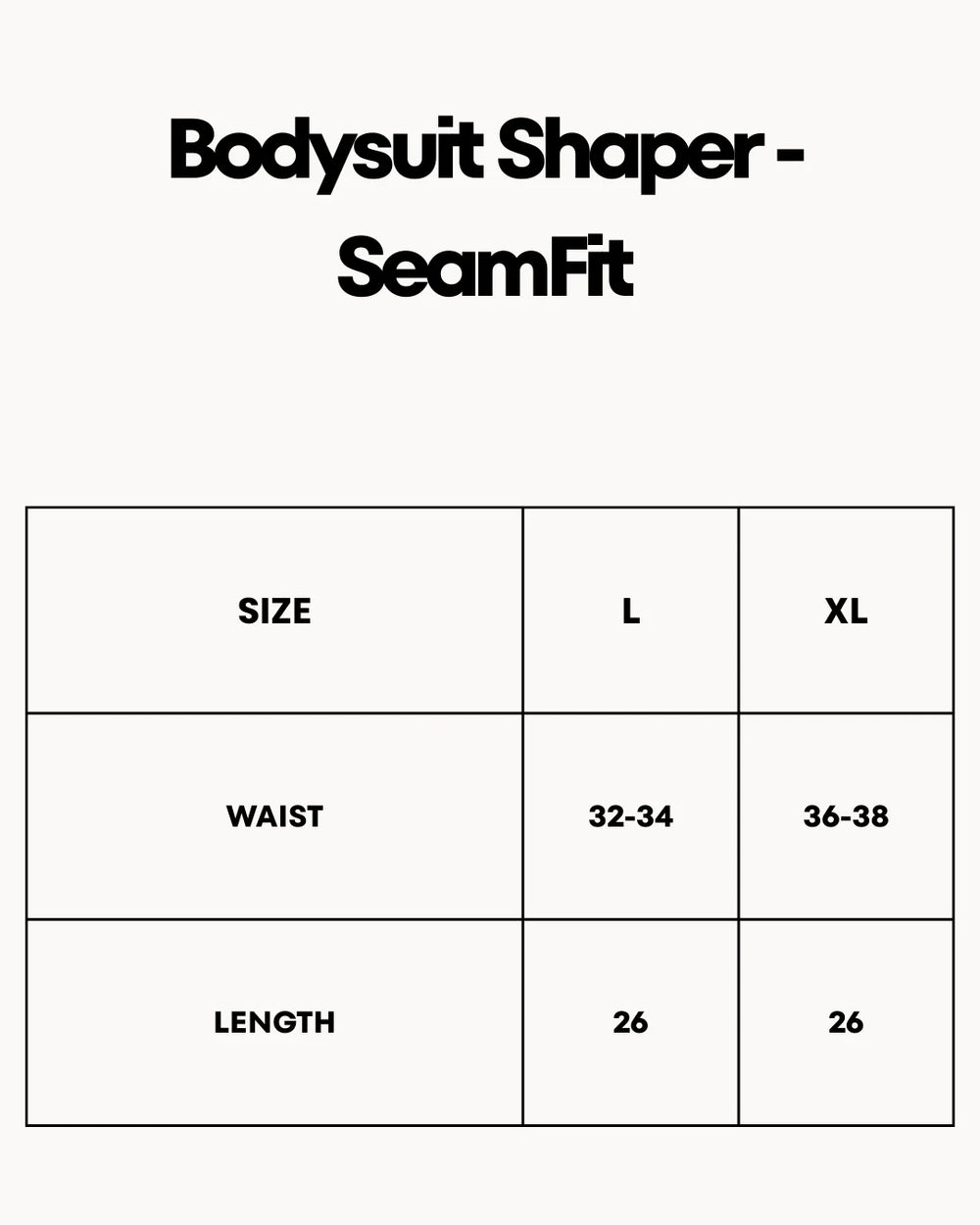 Bodysuit Shaper - SeamFit