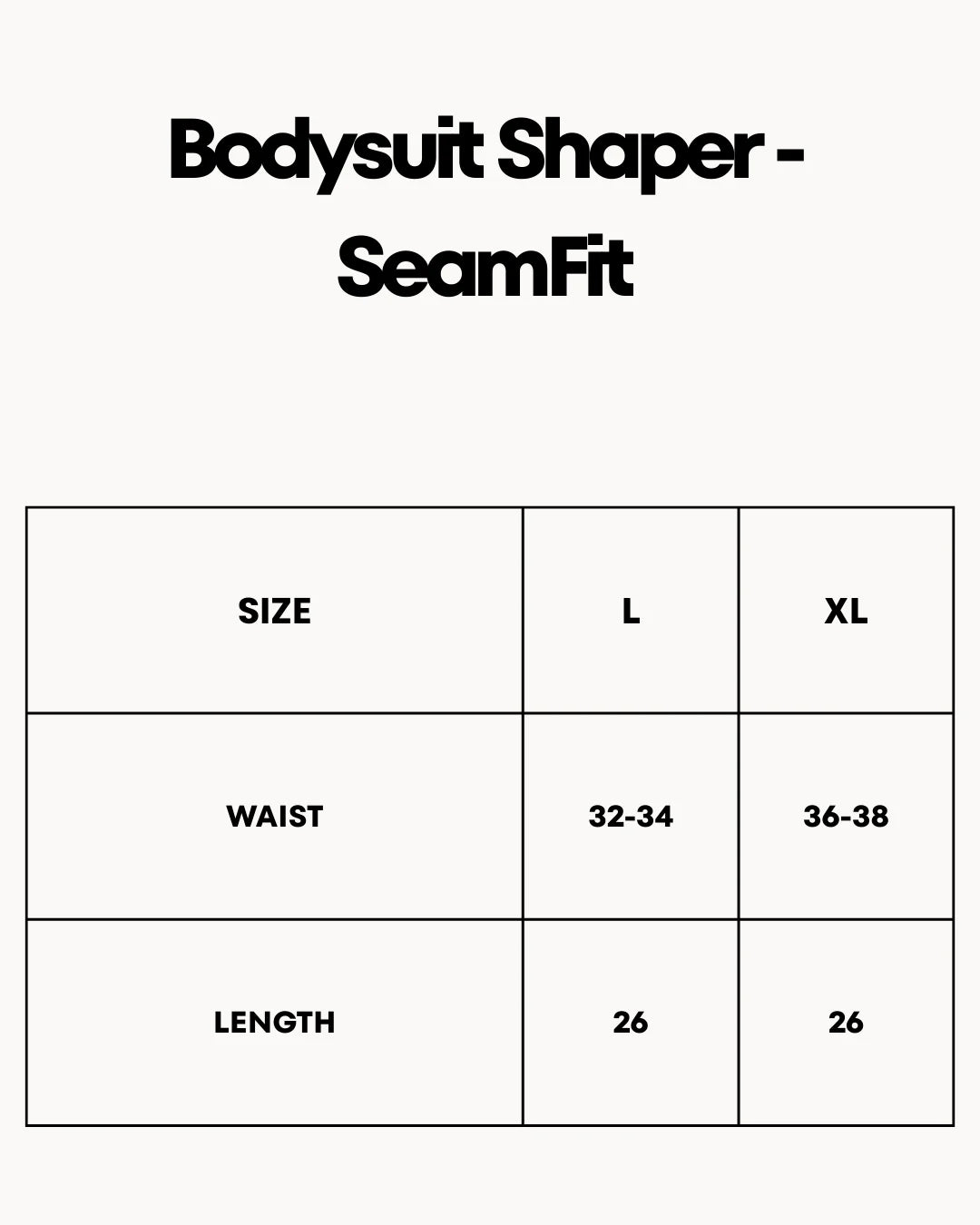 Bodysuit Shaper - SeamFit
