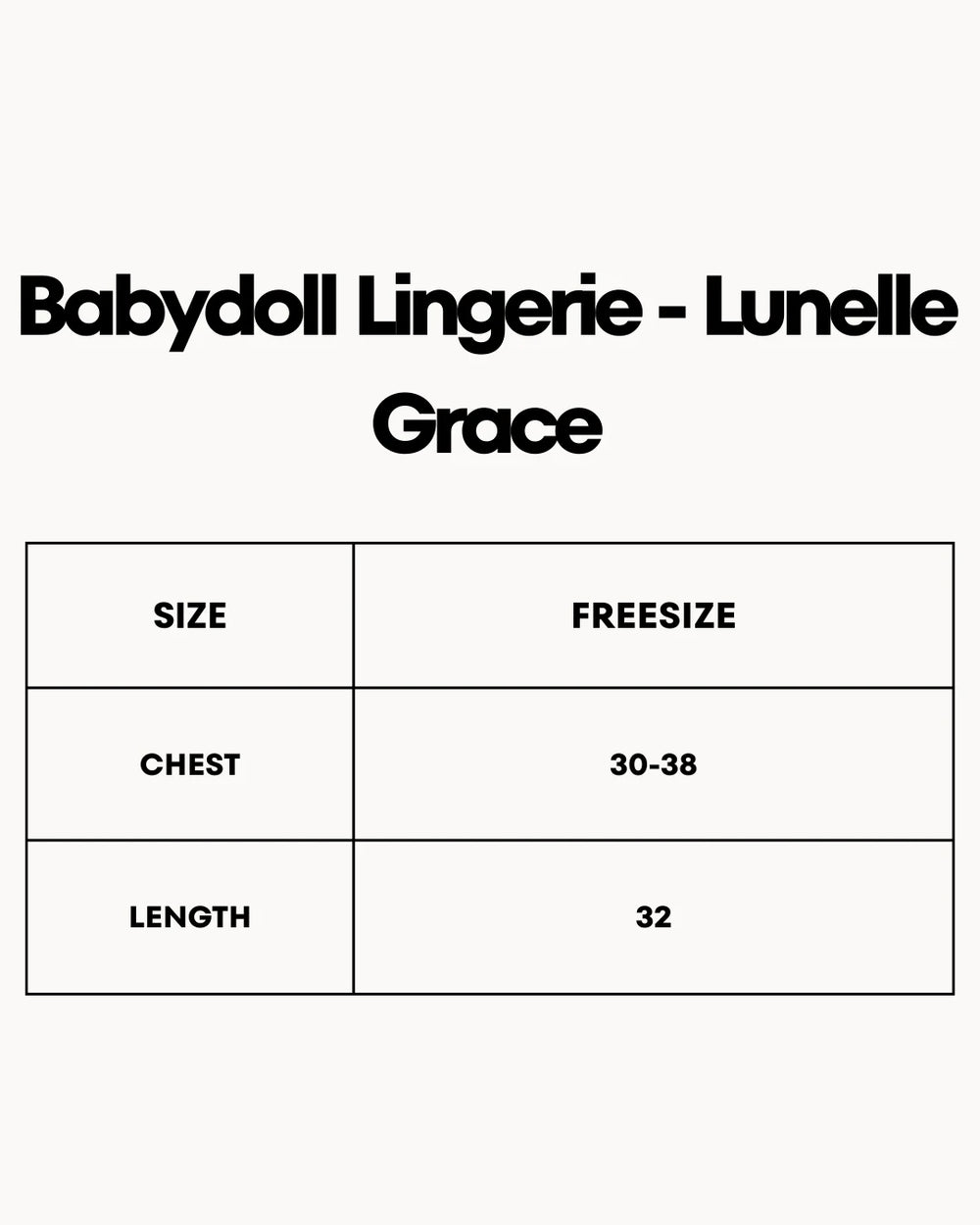 Babydoll Lingerie  - Lunelle Grace