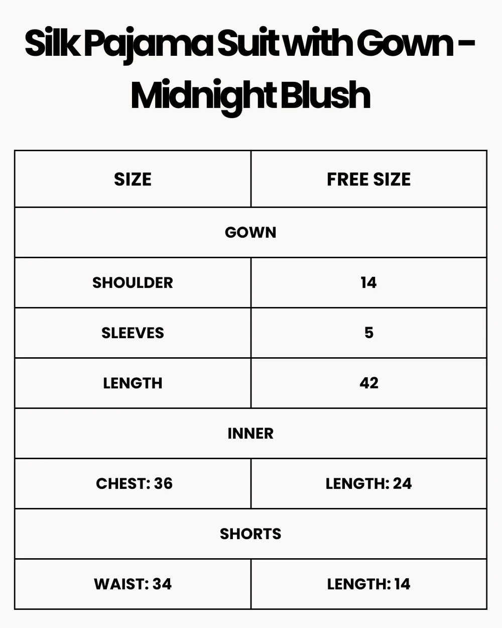 Silk Pajama Suit with Gown - Midnight Blush