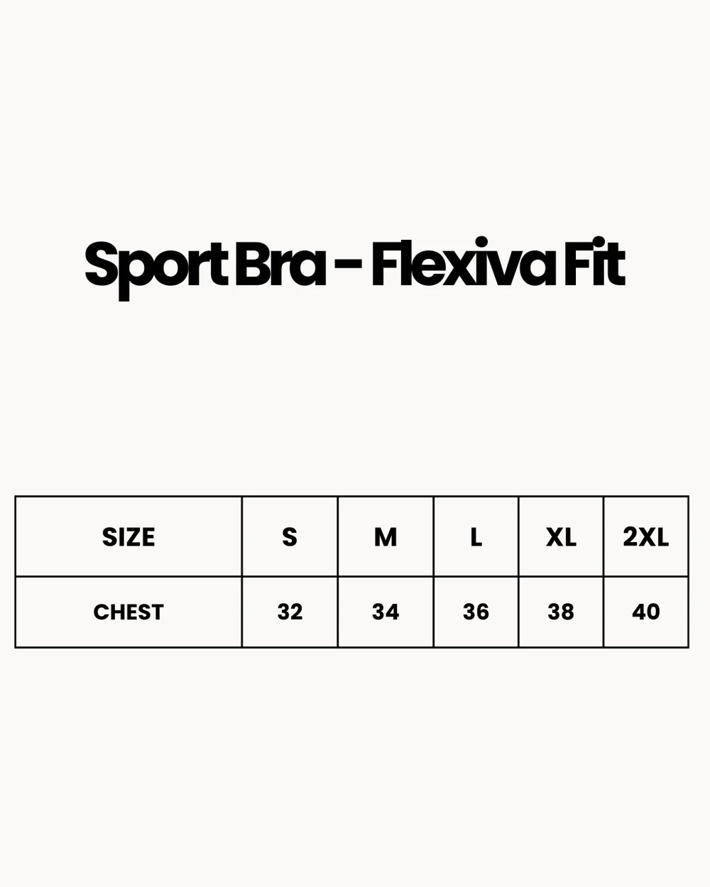 Sport Bra - Flexiva Fit