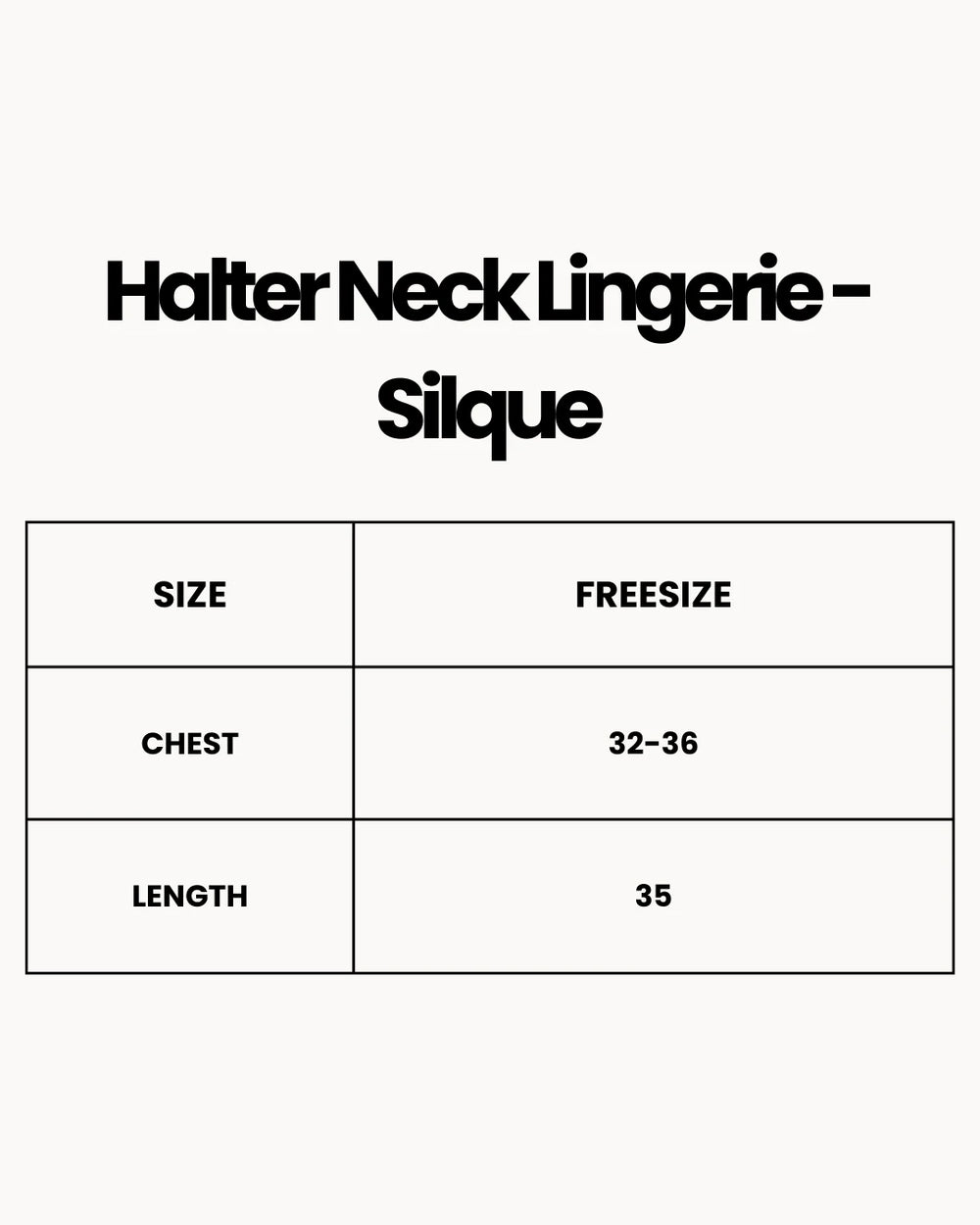 Halter Neck Lingerie - Silque