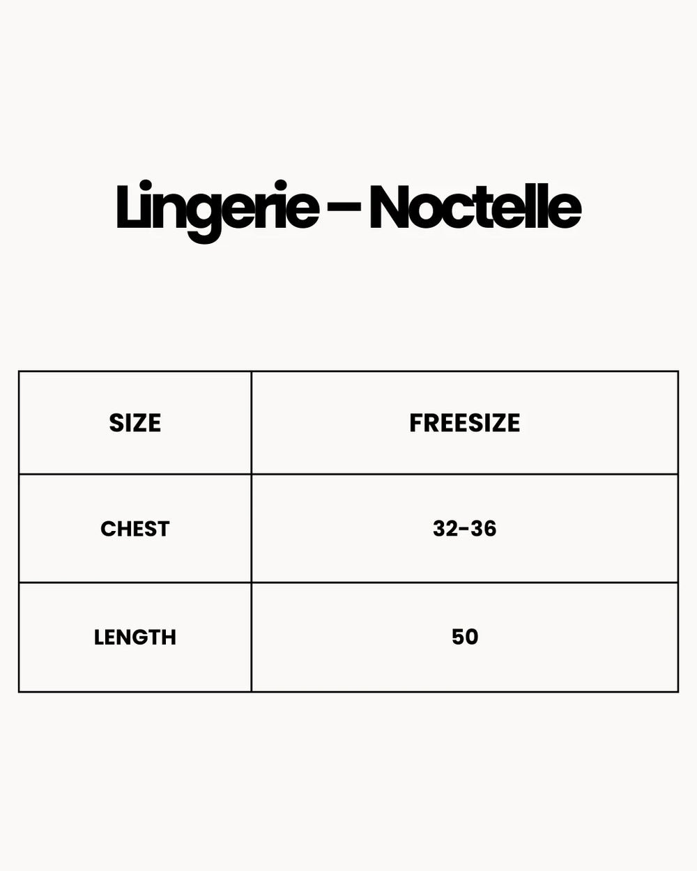 Lingerie – Noctelle