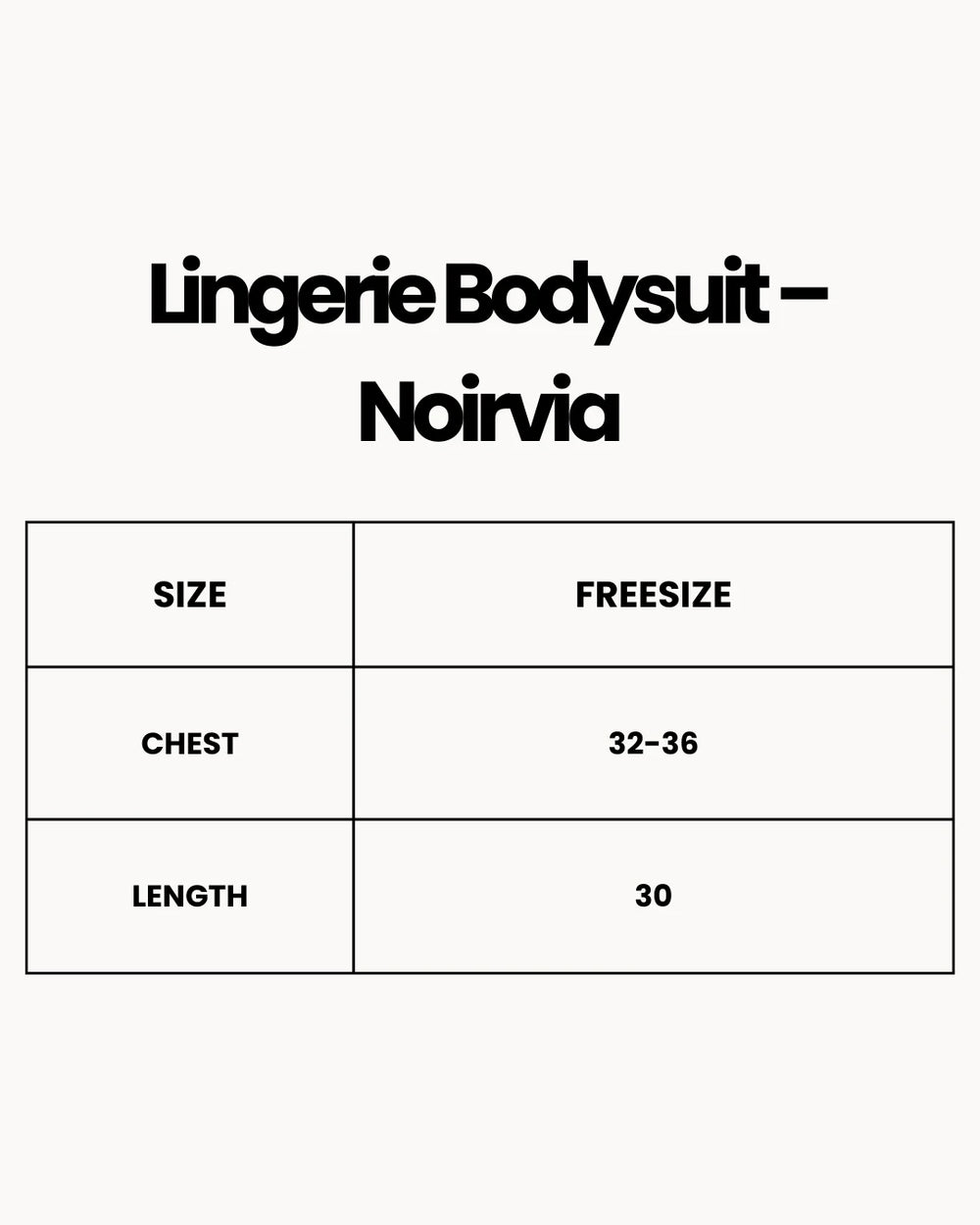 Lingerie Bodysuit – Noirvia