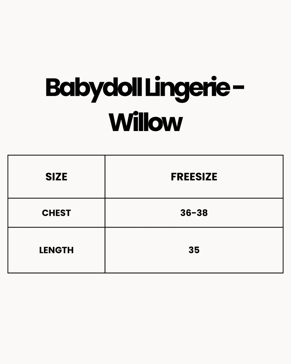 Babydoll Lingerie  -  Willow - Olive Green
