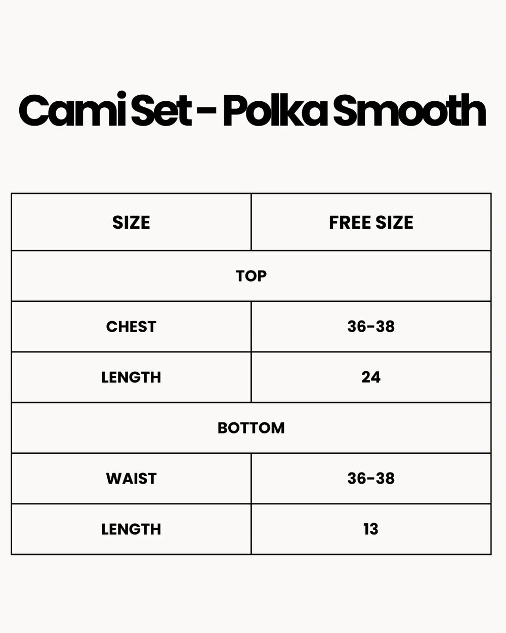 Cami Set - Polka Smooth - Red