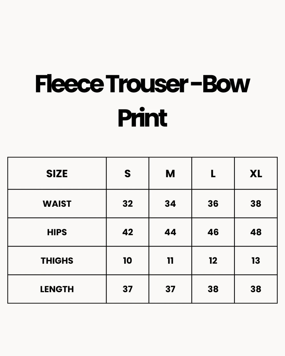 Fleece Trouser -Bow Print - Aqua Blue