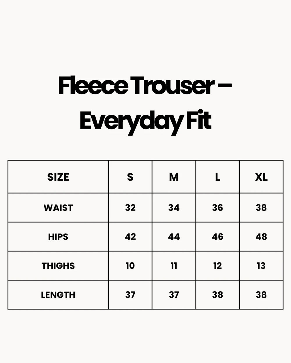 Fleece Trouser -Everyday Fit - Grey