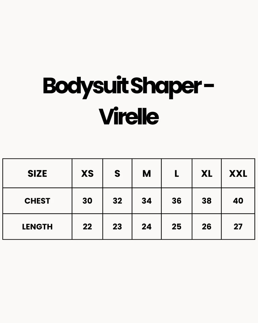 Bodysuit Shaper - Virelle - Skin