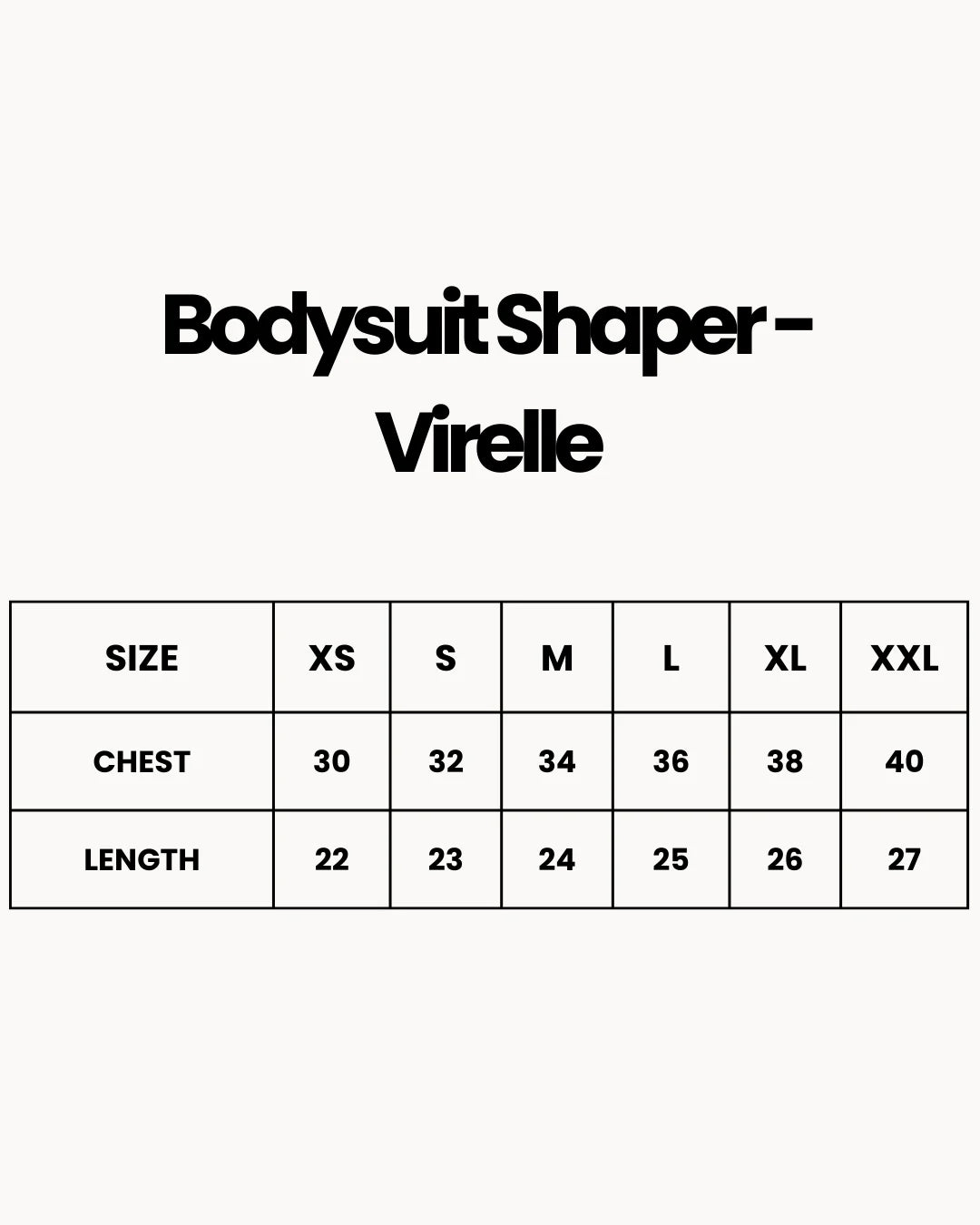 Bodysuit Shaper - Virelle - Skin