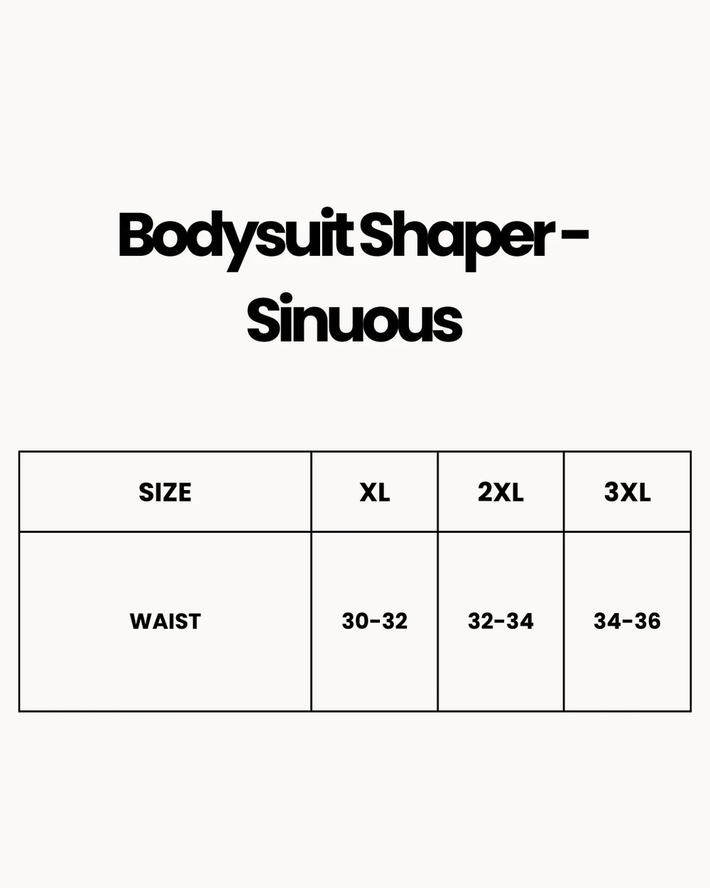 Bodysuit Shaper - Sinuous