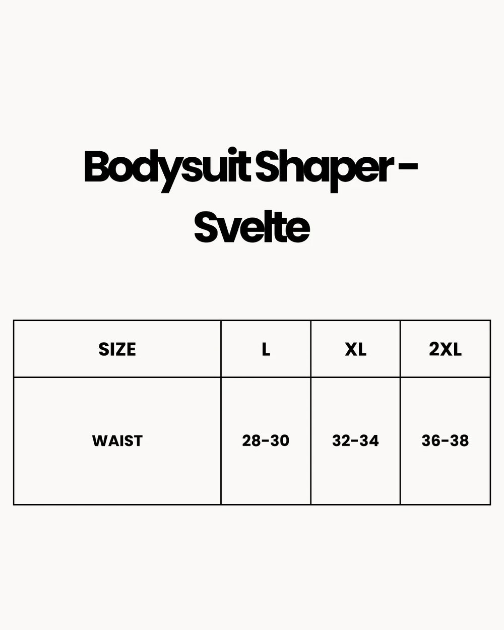 Bodysuit Shaper - Svelte