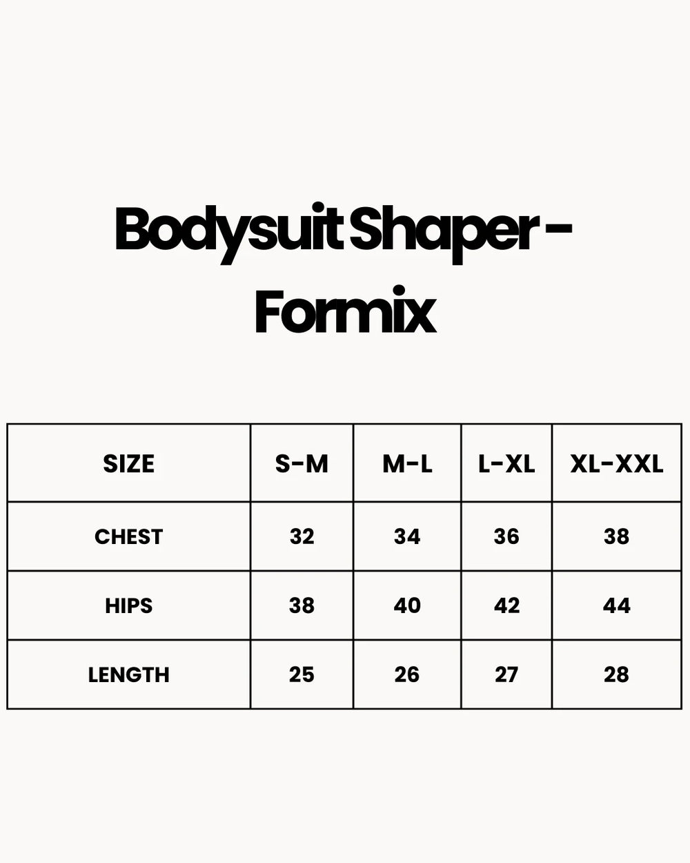 Bodysuit Shaper - Formix