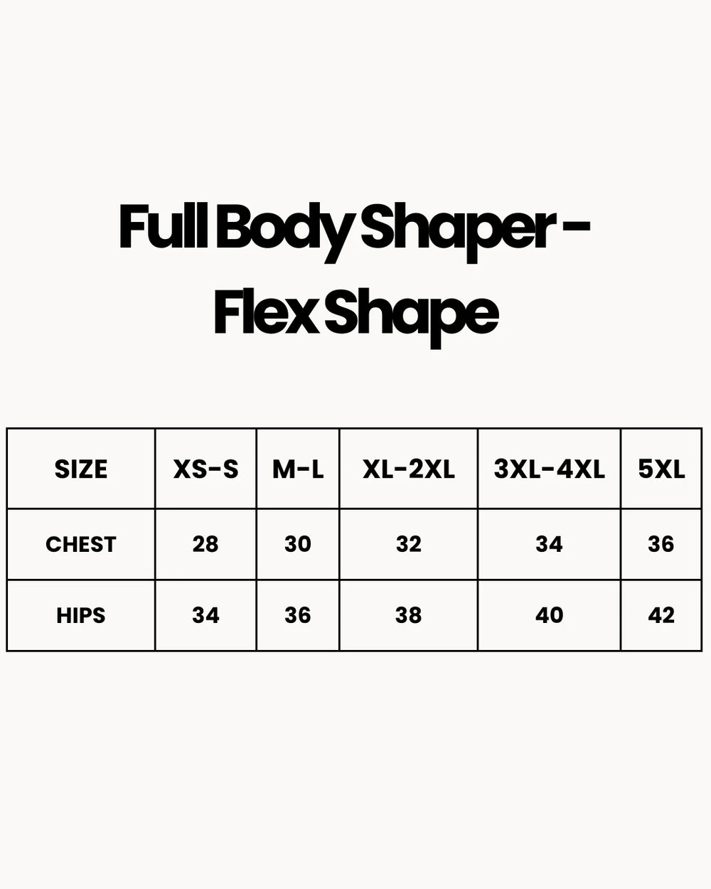 Full Body Shaper - Flex Shape - Brown