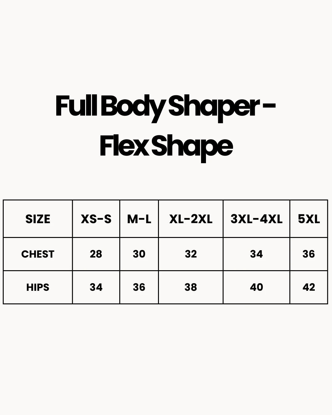 Full Body Shaper - Flex Shape - Brown