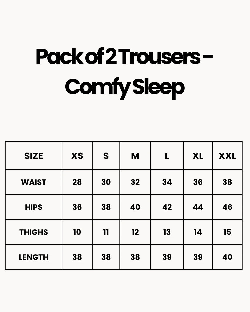 Pack of 2 Trousers - Comfy Sleep