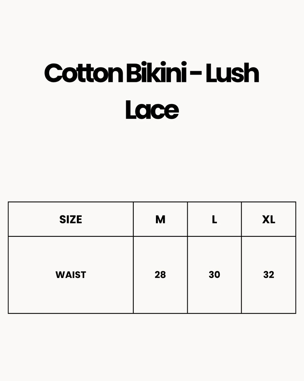 Cotton Bikini - Lush Lace - Green