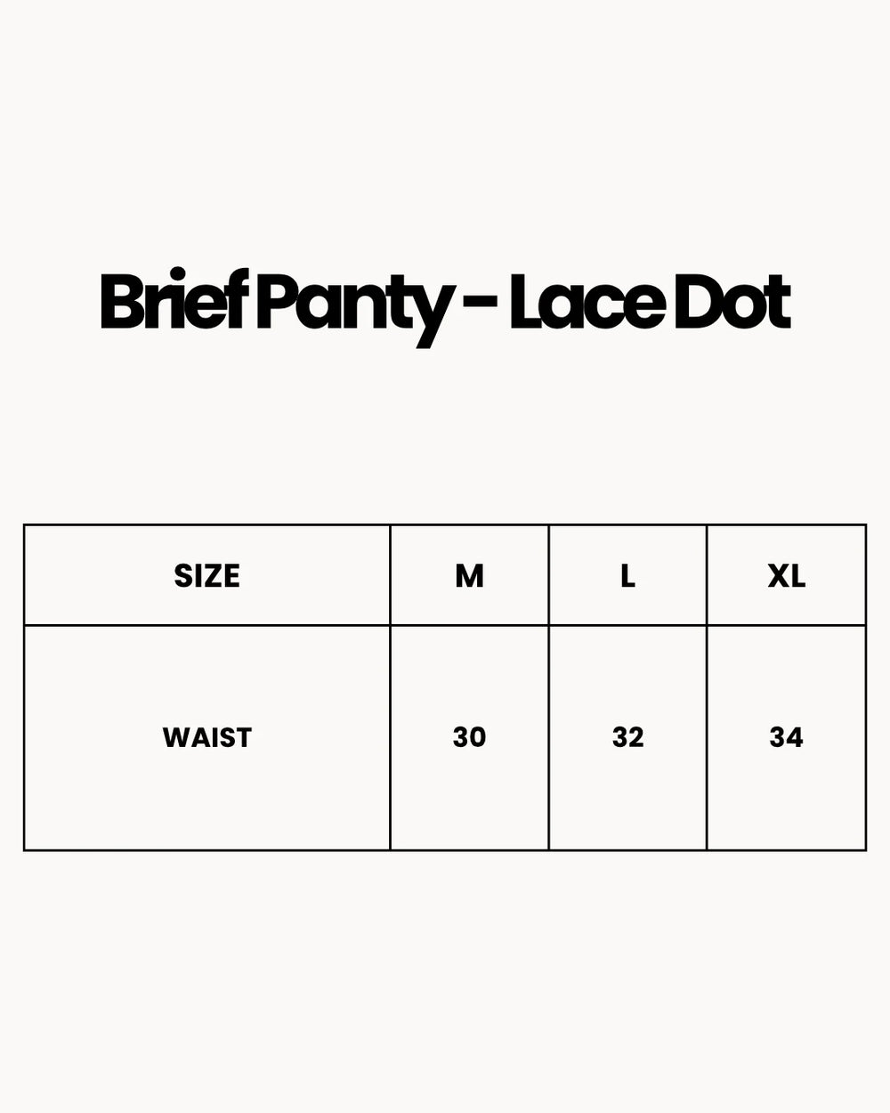 Brief Panty - Lace Dot - Skin