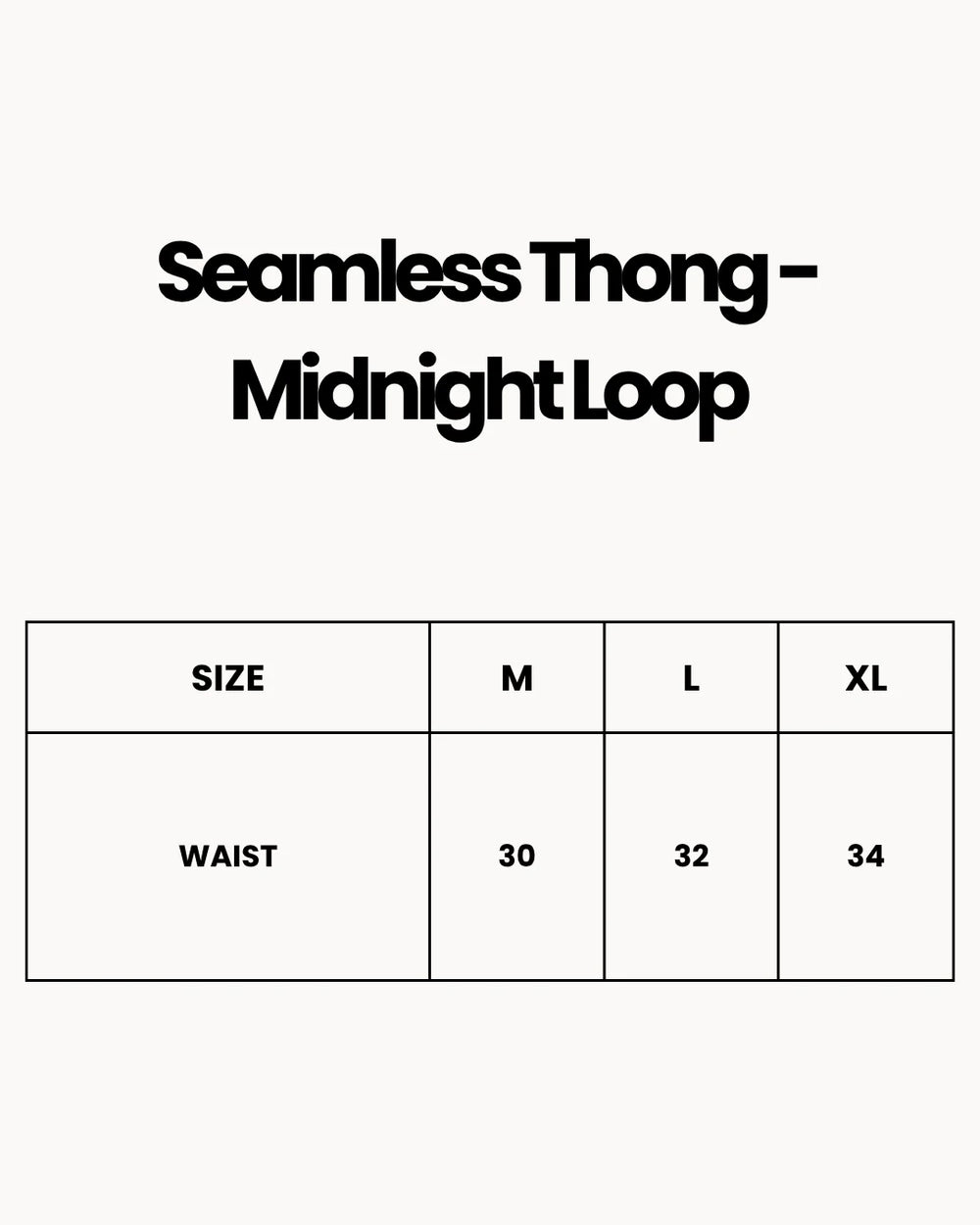Seamless Thong  - Midnight Loop - White