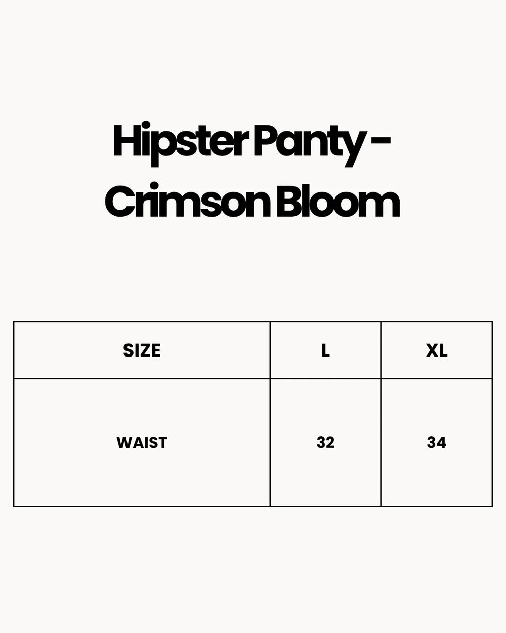 Hipster Panty - Crimson Bloom - Purple
